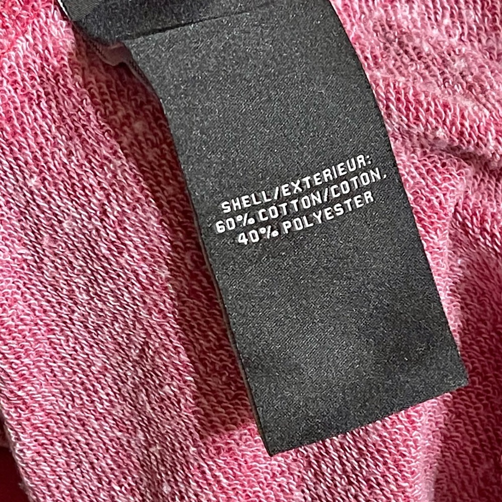 7 For All Mankind Raffle Shoulder Crop Sweatshirt - Picture 9 of 12